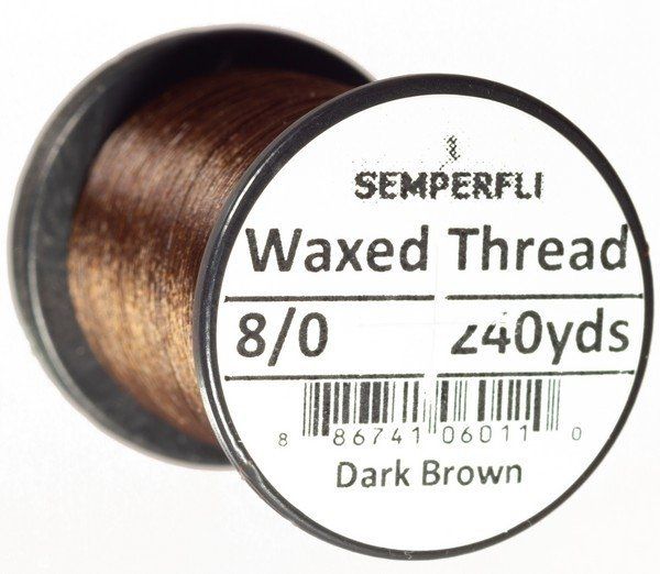 Hilo Encerado 8/0 Semperfli Waxed Thread 240 Yarda