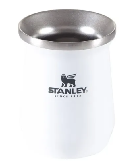 STANLEY NEW STAINLESS STEEL MATE - 236 ml.RED + BOMBILLA RED STANLEY